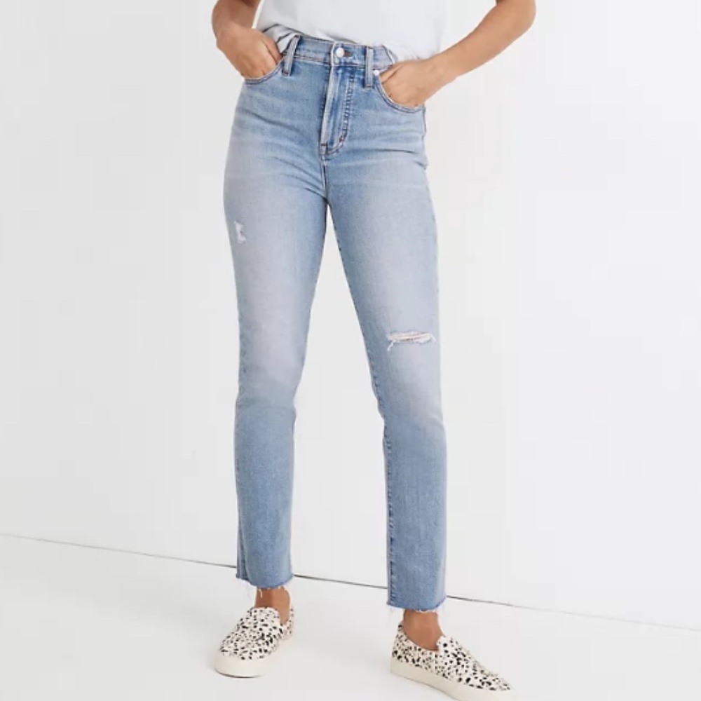 Madewell The Perfect Vintage Jeans | High Rise Straight Leg Denim